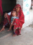 Mother and child in Narlai