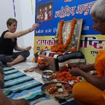 Anne offering incense